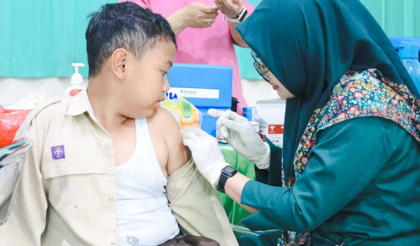 Meningkatkan Kekebalan Anak Sejak Dini: Imunisasi BIAS DT/Td Kelas 2 SD IT YABIS Bontang Bersama Puskesmas Bontang Barat